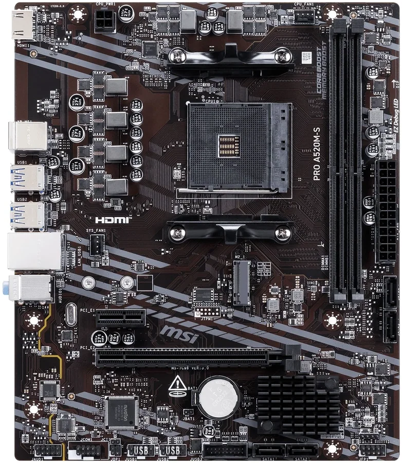 Материнская плата MSI PRO A520M-S