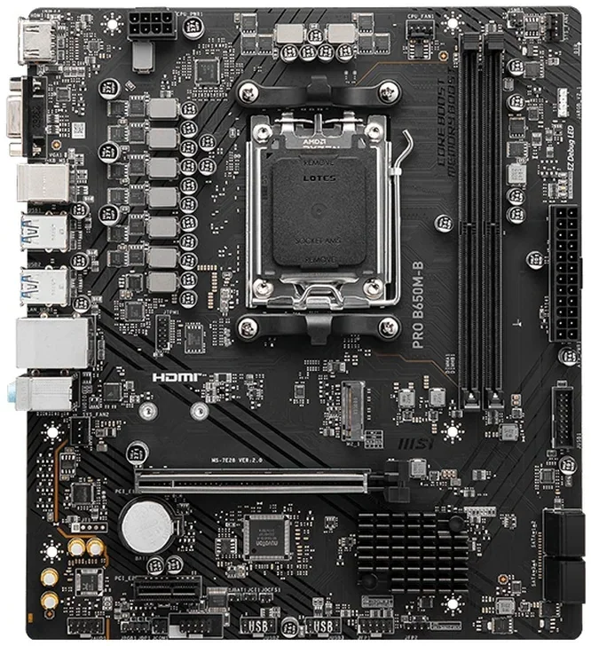 Материнская плата MSI PRO B650M-B