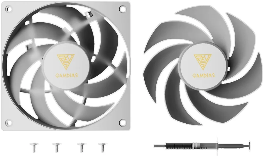 Gamdias NOTUS M1-1201 ARGB White Case Fan