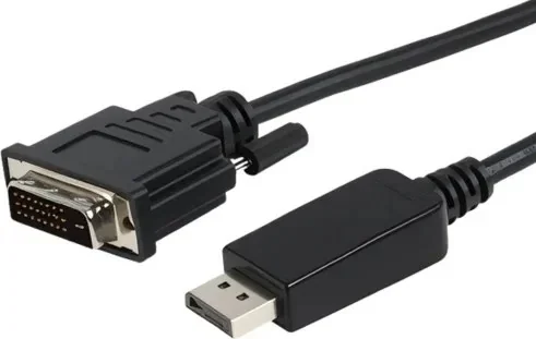 כבל DP TO DVI באורך 5 מטר תומך 1080P@60HZ