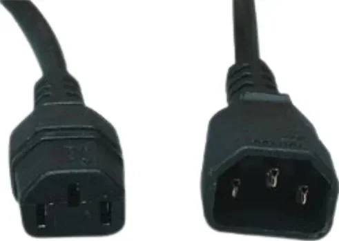 כבל כוח מאריך C14 to C13 Power Extension 1M