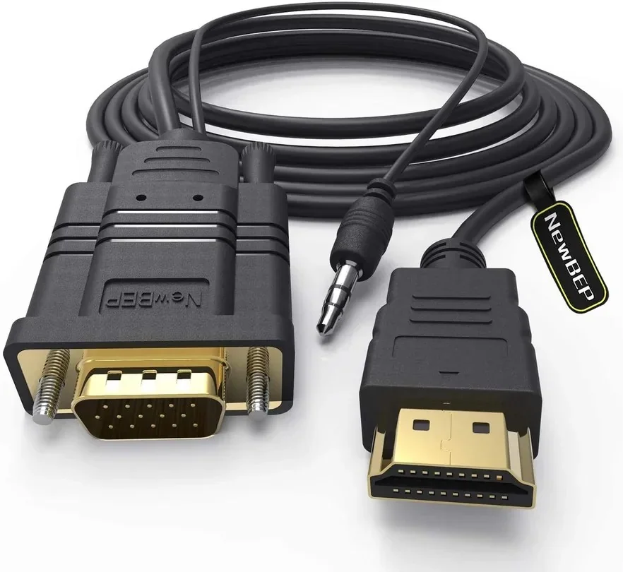 HDMI TO VGA+AUDIO Converter Cable 1.8 m