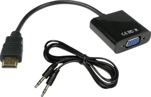 מתאם HDMI TO VGA עם אודיו