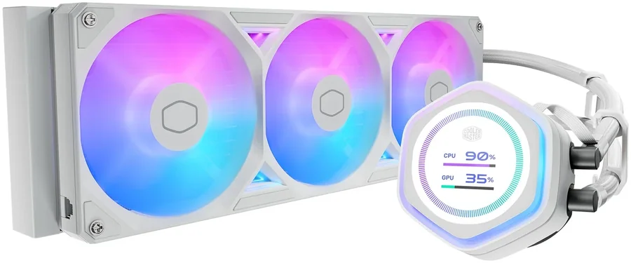 Liquid Cooling Cooler Master MasterLiquid Atmos II LCD 360 White