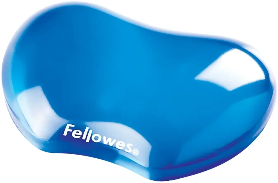 משענת לפרק היד Fellowes Crystals Gel Flex כחול