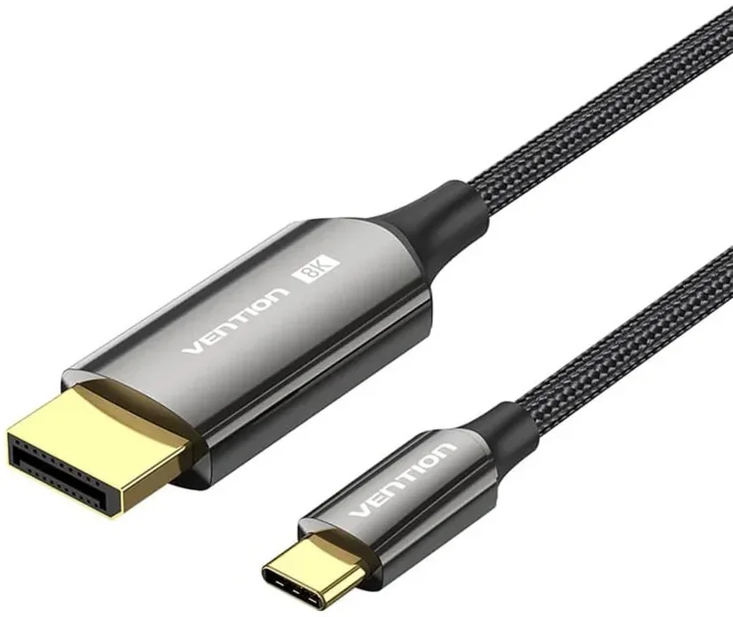Vention USB-C to DP 8K/60Hz 32Gbps Bi-Directional 2m Cable