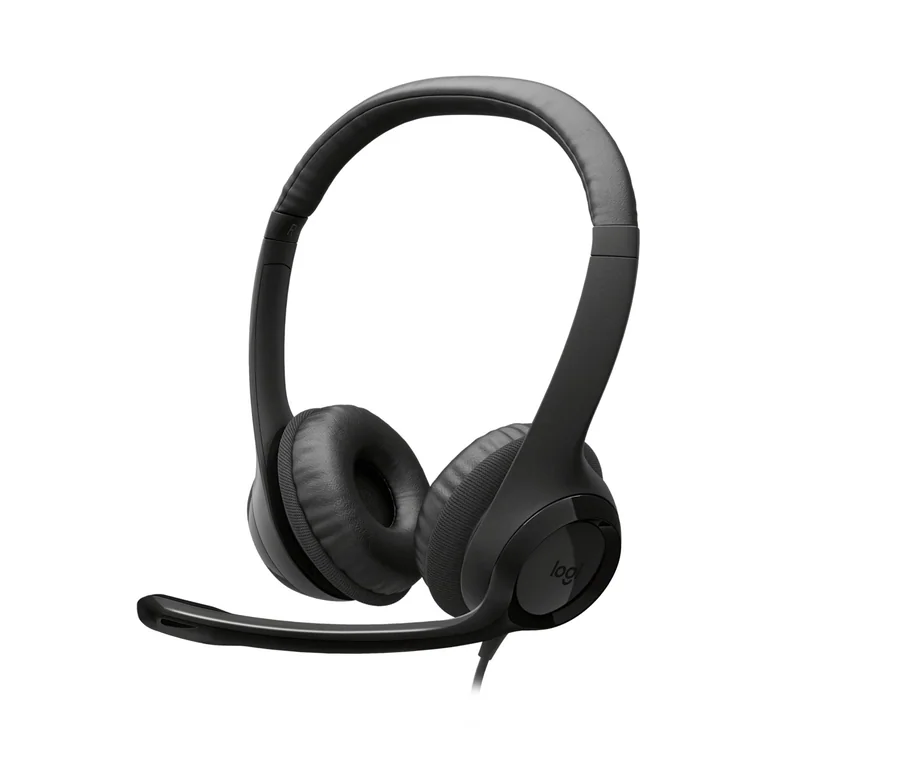 אוזניות חוטיות Logitech H390 USB-A