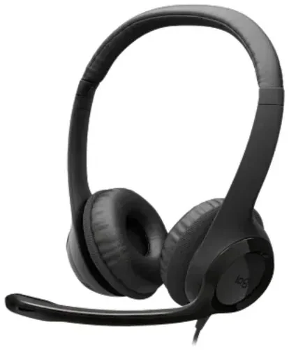 אוזניות חוטיות Logitech H390 USB-A