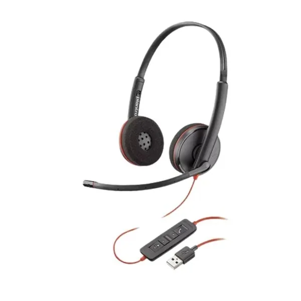 Проводная гарнитура Poly Blackwire C3220 USB-A