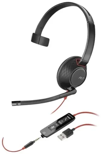 Проводная моногарнитура Poly Blackwire C5210 USB-A