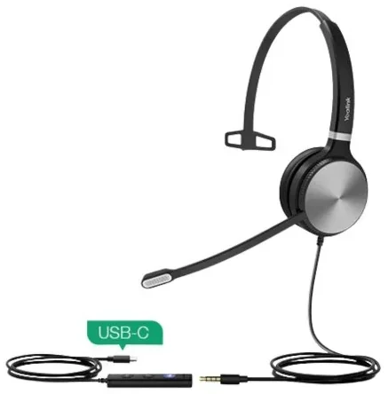 אוזנייה חוטית Yealink UH36 Mono USB-C