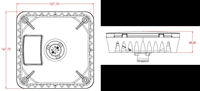 Siklu EtherHaul EH-ANT-0.5ft E-Band Antenna