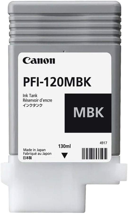 Canon PFI-120MBK 130ml Matte Black Original Ink Tank