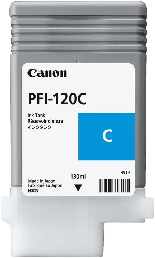 Canon PFI-120C 130ml Cyan Original Ink Tank