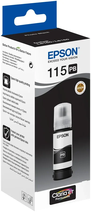 EPSON 115 EcoTank Photo Black 70ml Original Ink Bottle