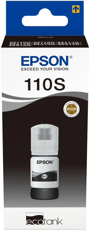 Original Ink Bottle EPSON 110S EcoTank Pigment Black 40ml