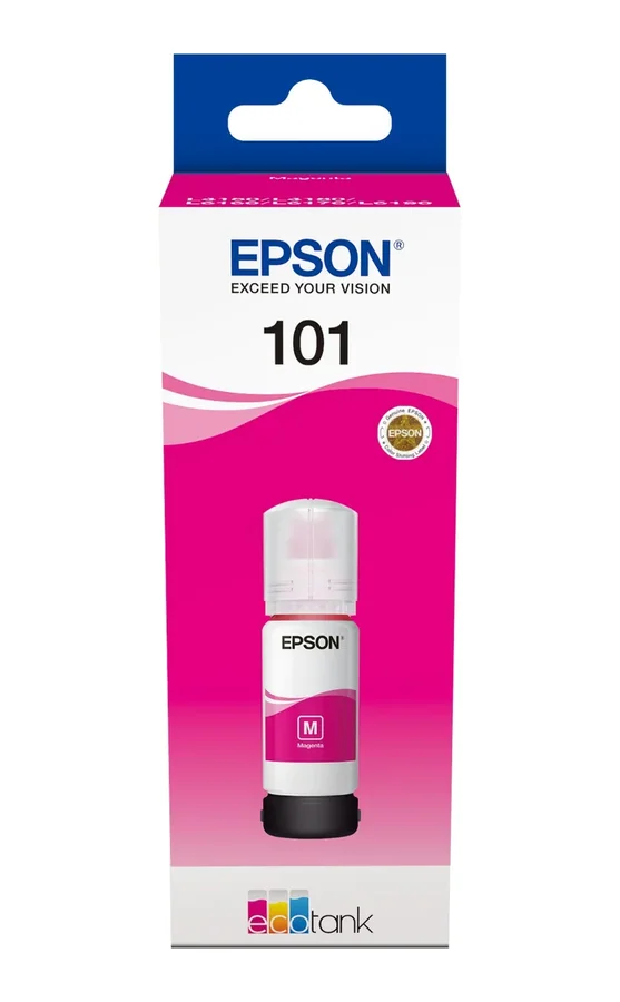 Оригинальный флакон чернил EPSON 101 EcoTank Magenta 70ml