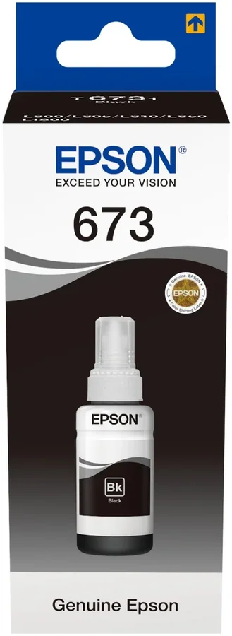 Original Ink Bottle EPSON T6731 Black 70ml