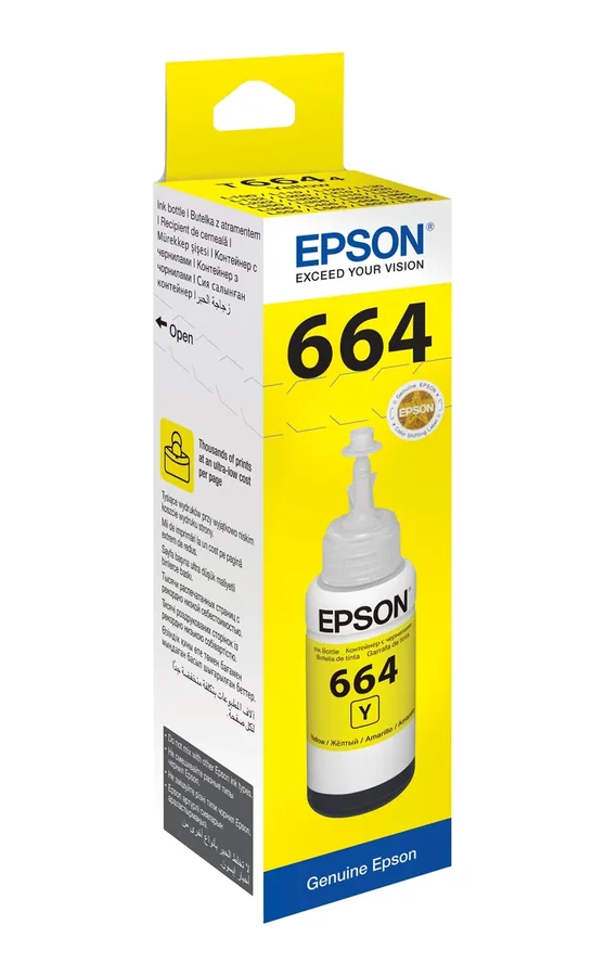 Original Ink Bottle EPSON T6644 Yellow 70ml
