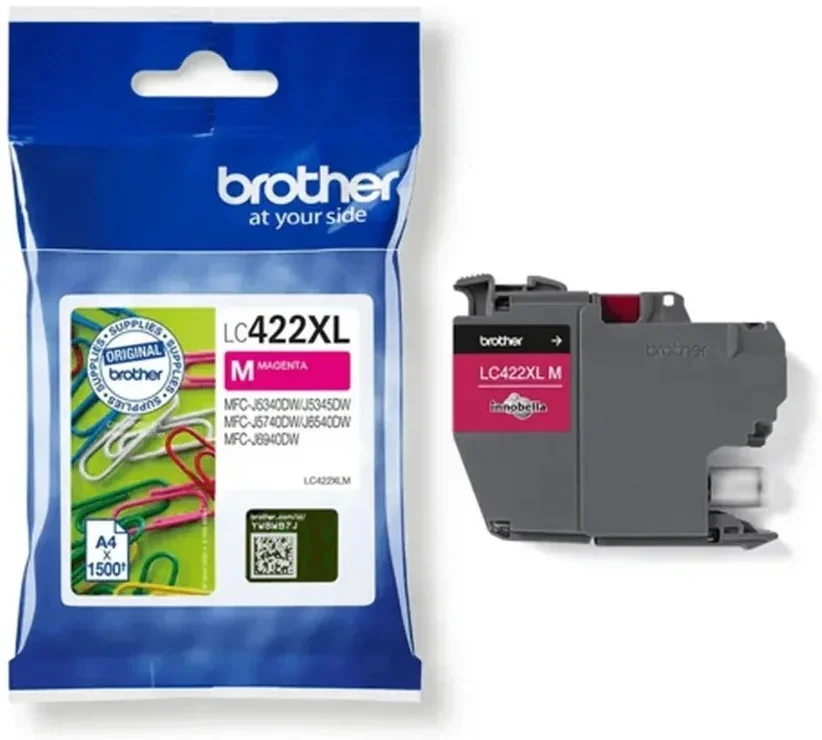 Оригинальный картридж Brother LC422XLM пурпурный