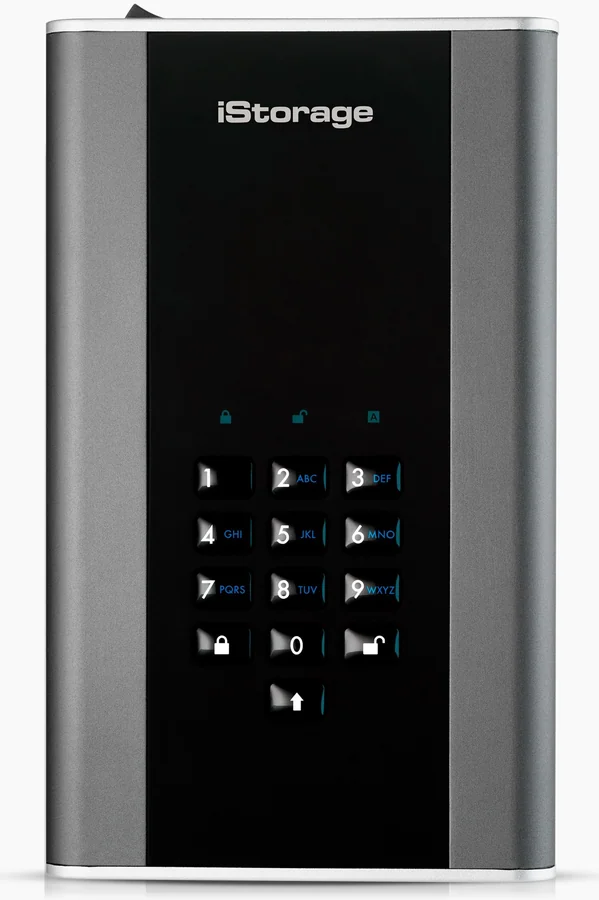 Внешний зашифрованный жесткий диск iStorage diskAshur DT2 26TB