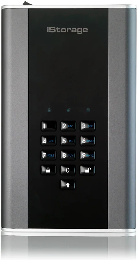דיסק קשיח חיצוני iStorage diskAshur DT2 8TB FIPS Level 3
