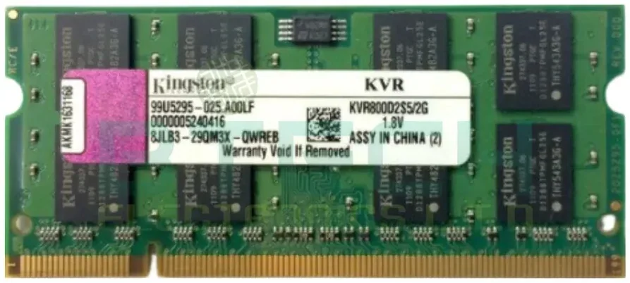 Kingston ValueRAM 2GB DDR2 800MHz SO-DIMM Memory Module