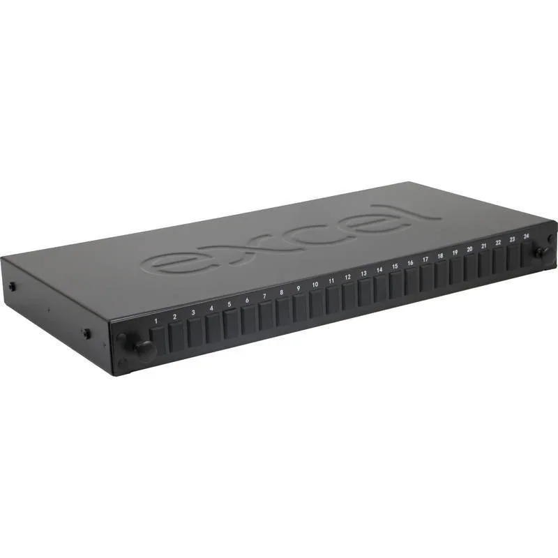 Excel Enbeam 24 Way SC Simplex/LC Duplex Unloaded Fibre Optic Panel