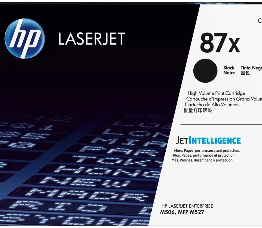 Оригинальный тонер-картридж HP 87X черный