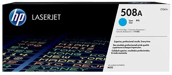 Оригинальный тонер-картридж HP 508A голубой