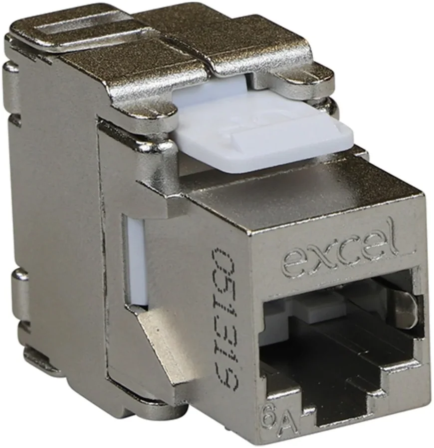 מחבר קיסטון Excel Cat6A FTP Toolless 24 יח'