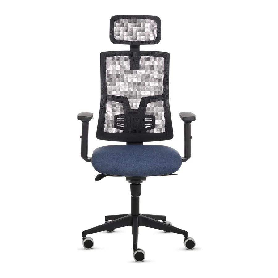 כיסא משרדי ארגונומי Fellowes Eleganza Plus כחול