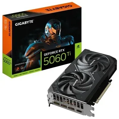 Видеокарта Gigabyte RTX 5060 Ti WINDFORCE MAX OC 8GB