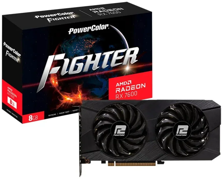 Видеокарта PowerColor Fighter RX 7600 8GB V2