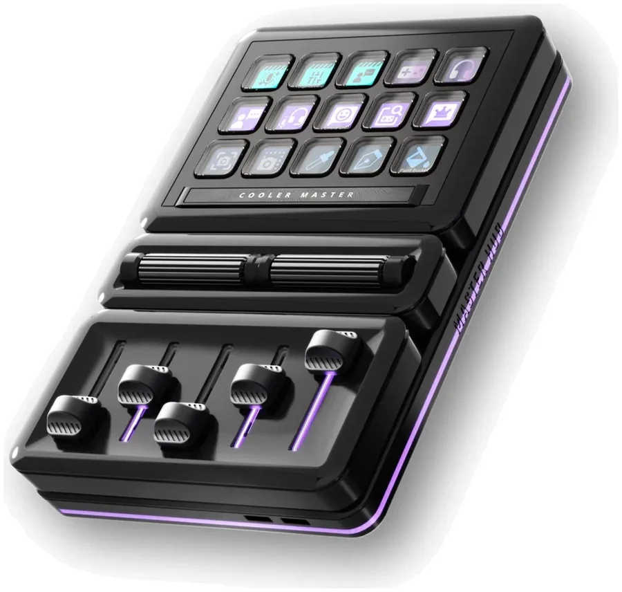 לוח בקרה לסטרימינג Cooler Master MasterHUB Stream Kit