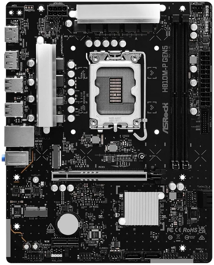 ASRock H810M-P Gen5 Motherboard