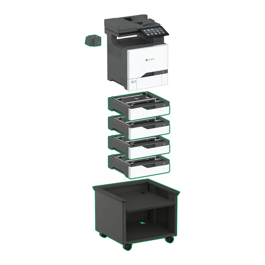 Цветное лазерное МФУ Lexmark CX735adse