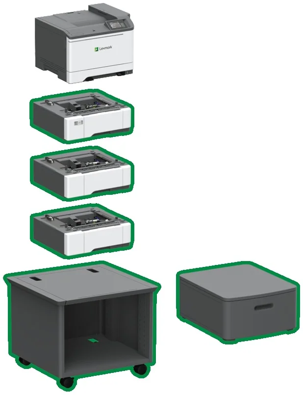 Цветной лазерный принтер Lexmark CS531dw
