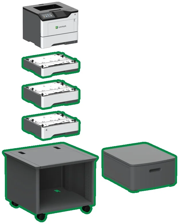 Mono Laser Printer Lexmark MS632dwe