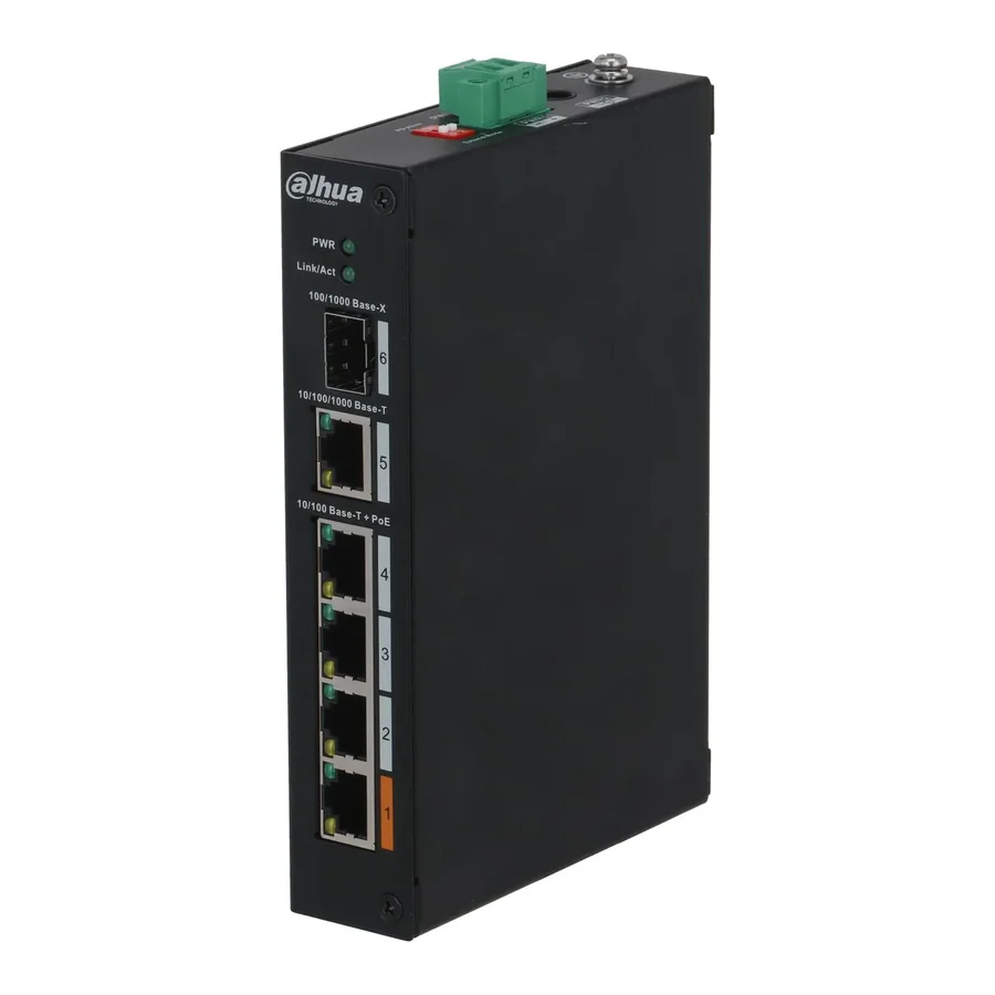 Hardened PoE Switch DAHUA PFS3106-4ET-60