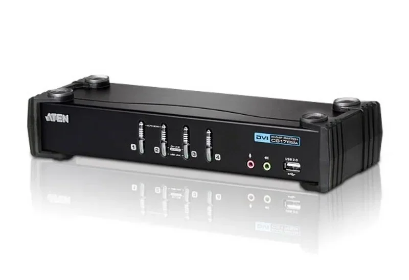 KVMP-переключатель Aten CS1764A 4-Port USB DVI/Audio