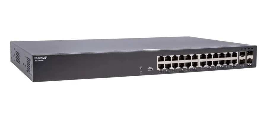 Ruckus ICX8100-24P-X 24-Port Gigabit PoE+ Managed Switch