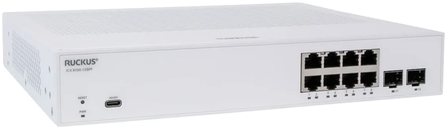 Управляемый PoE-коммутатор Ruckus ICX8100-C08PF