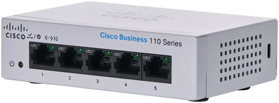 Неуправляемый коммутатор Cisco CBS110-5T-D