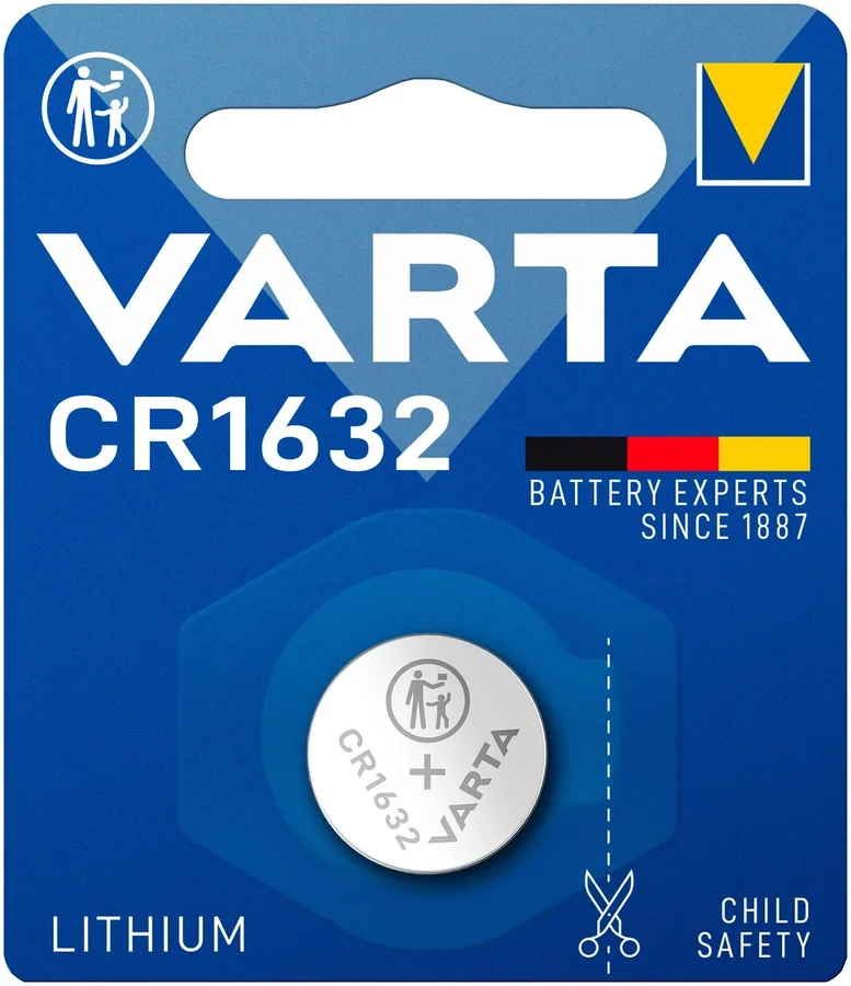 סוללת כפתור ליתיום VARTA CR1632 3V מארז 10