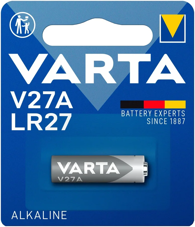 VARTA V27A 12V Alkaline Battery, Pack of 10