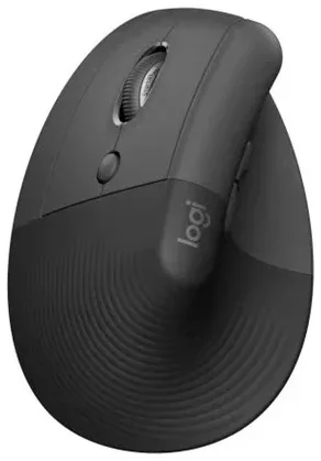 עכבר אלחוטי Logitech Lift לשמאליים גרפיט