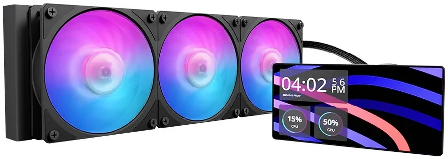 Liquid Cooling Cooler Master MasterLiquid Core LCD 6-inch 360 Black