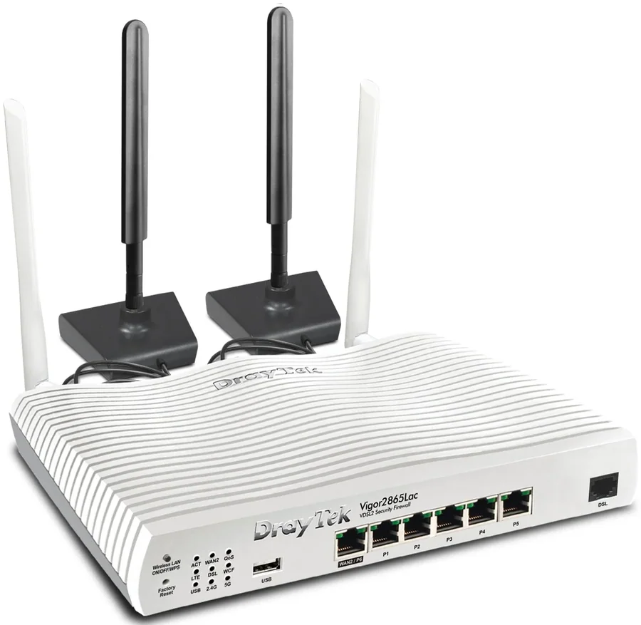 ראוטר VDSL2 ו-4G עם Wi-Fi DrayTek Vigor2865Lac