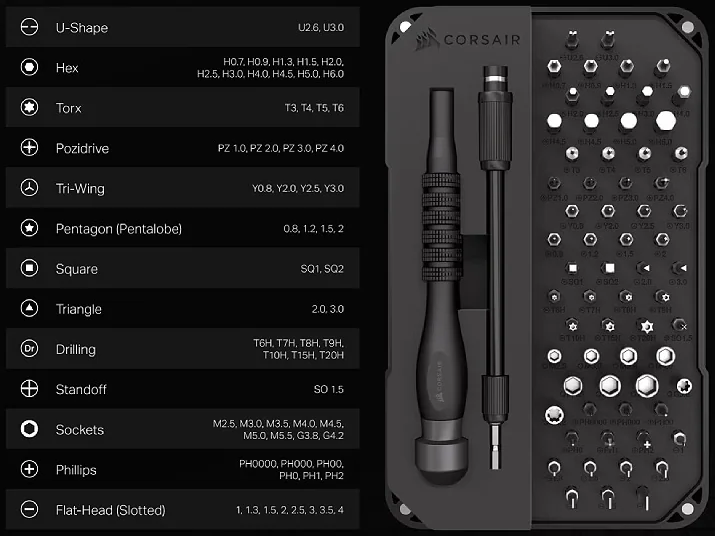 Corsair PC DIY Precision Tool Kit